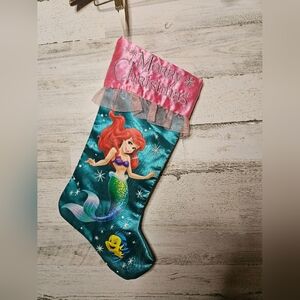 Vintage Disney Y2k Little Mermaid Christmas Stocking